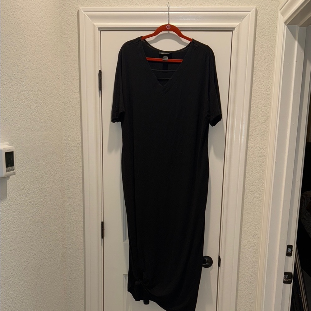 Maxi tshirt material dress